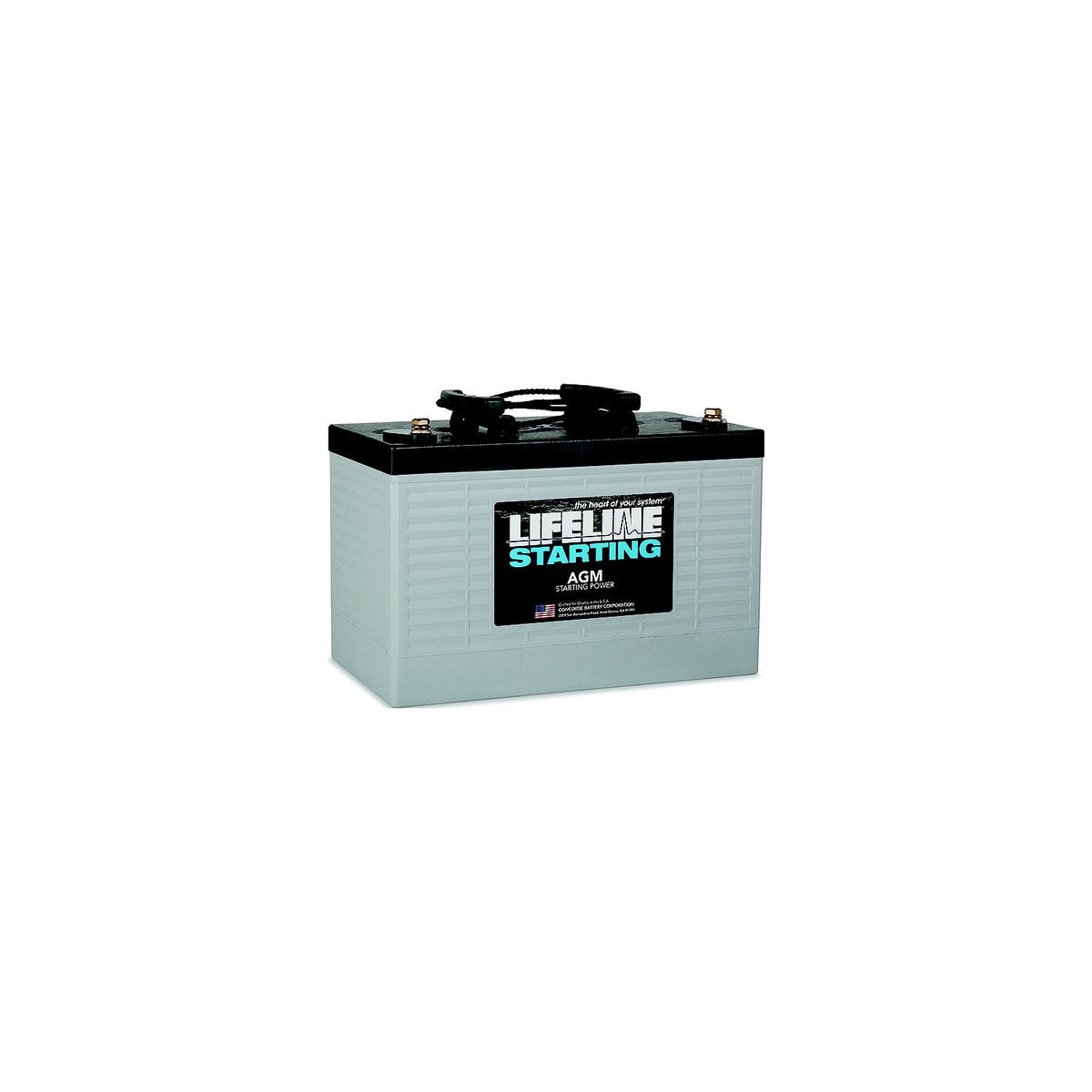 Midstate Battery Lifeline LLGPL3100T AGM RV/Marine Starting Battery, 12V, Gorup 31 - image 1