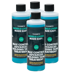 Dometic™ Max Control Holding Tank Deodorant - Four (4) Pack of 8oz Bottles - 379700029