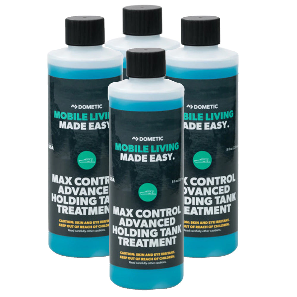 Dometic™ Max Control Holding Tank Deodorant - Four (4) Pack of 8oz Bottles - 379700029