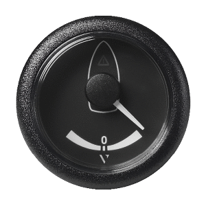 Veratron 52MM (2-1/16") ViewLine Rudder Angle Gauge 40° STB/Port - Black Dial & Bezel - A2C59514154