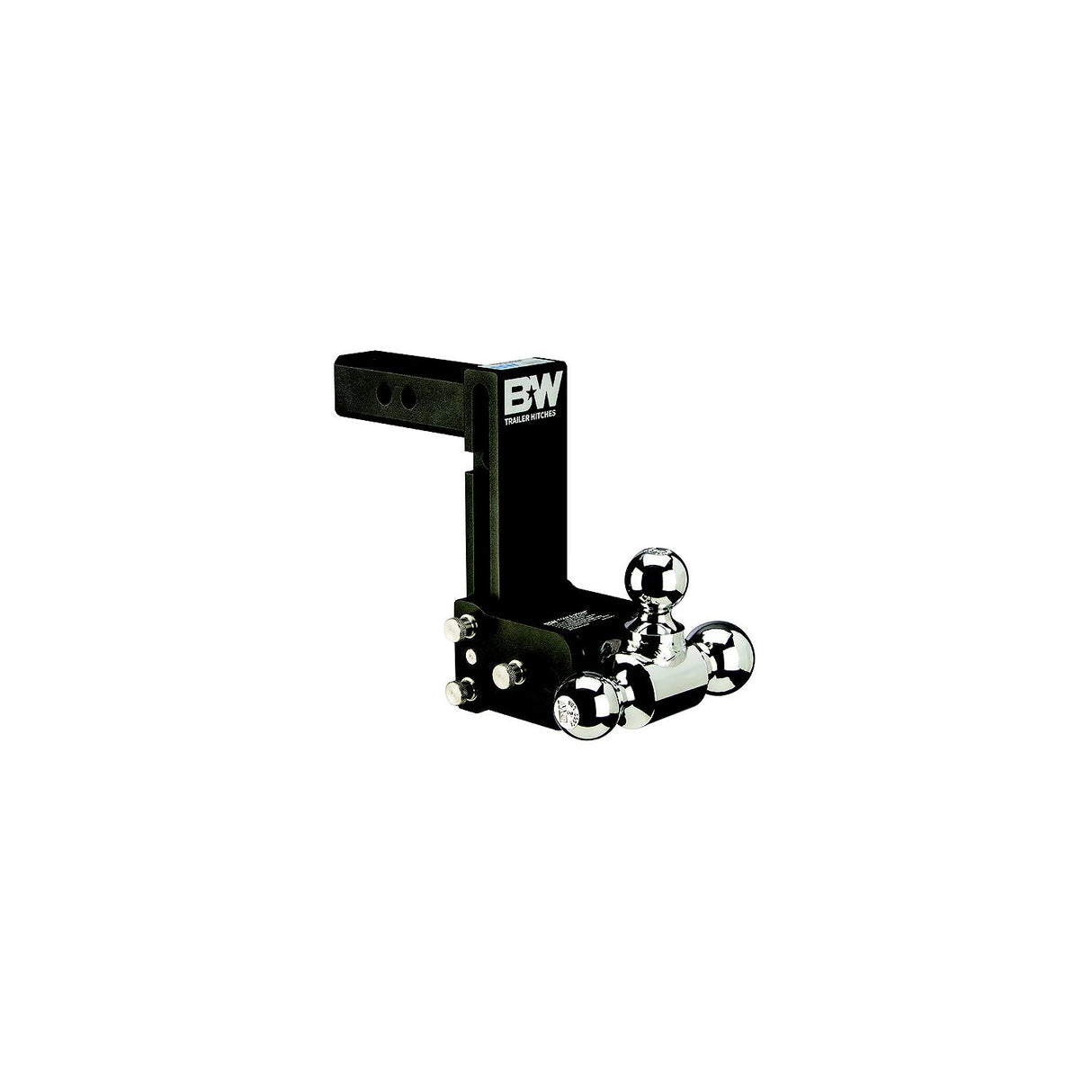 B&W Trailer Hitches B&W TS10049B Trailer Hitches Tow & Stow Tri Ball Receiver Hitch | Fits Standard 2" Receiver - TS10049B