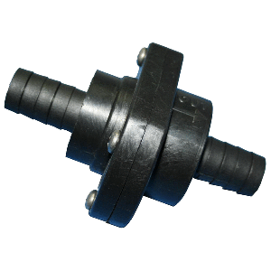 T-H Marine Supplies T-H Marine Double Barb Inline Scupper Check Valve - 3/4" - Black - ILS-750-DP