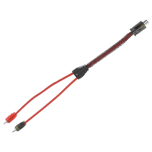 DS18 Audio DS18 Advance Ultra Flex RCA Y Connector Cable- 1 Female to 2 Male - R1F2M