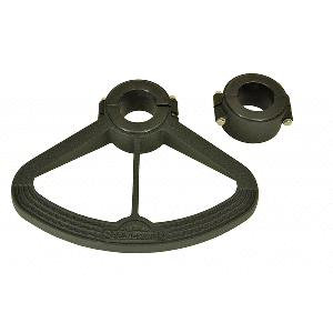 Springfield Marine Springfield Footrest & Bushing Set - 2-7/8" - Black - 1580017-BLK