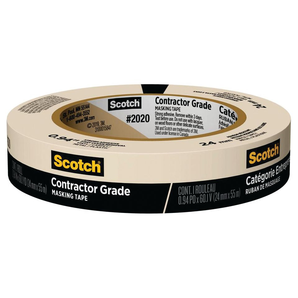 3M Scotch® General Purpose Masking Tape - 2050 (3/4” x 60 yds) - 05617 - image 1