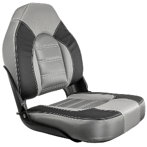 Springfield Marine Springfield Skipper Premium HB Folding Seat - Charcoal/Grey - 1061063-B