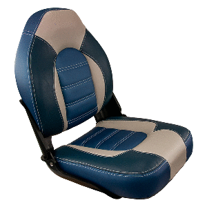 Springfield Marine Springfield Skipper Premium HB Folding Seat - Blue/Grey - 1061069-B