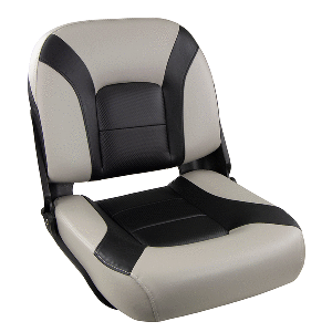 Springfield Marine Springfield Skipper Premium LB Folding Seat - Grey/Black - 1061077-1
