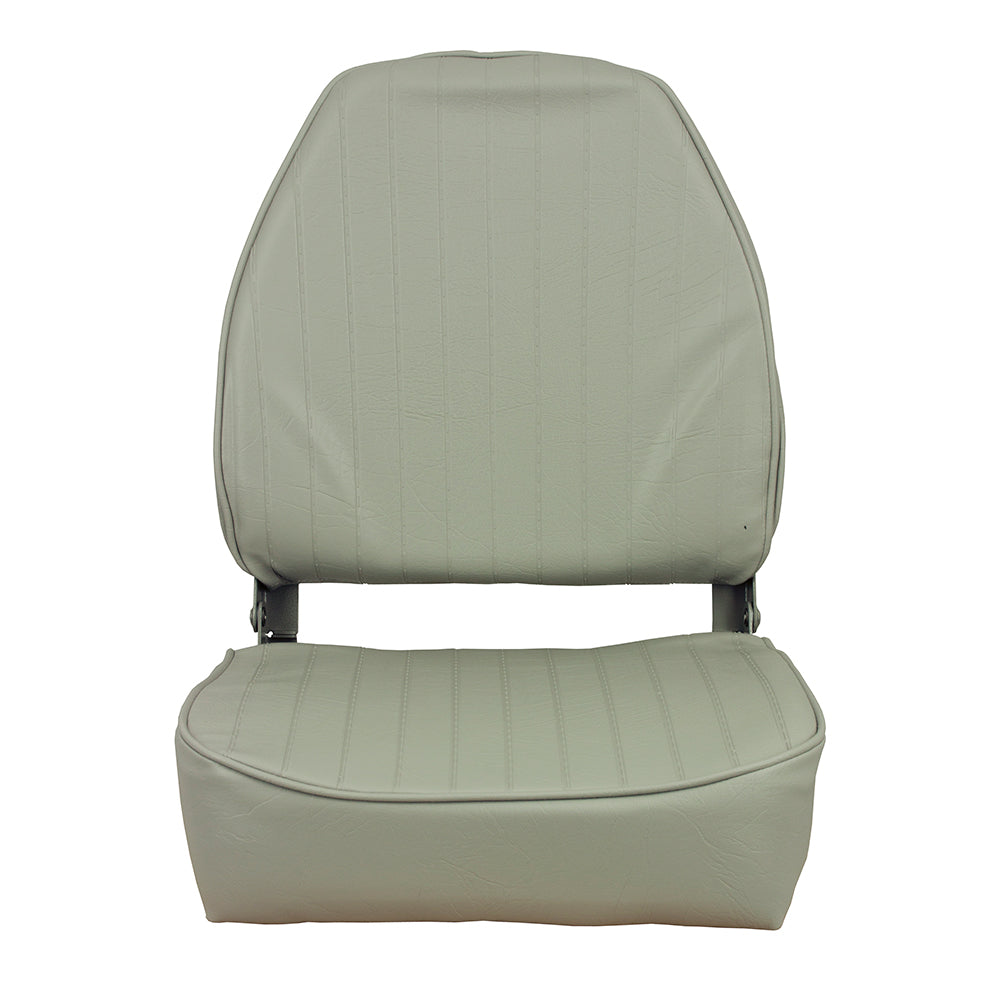 Springfield Marine Springfield High Back Folding Seat - Grey - 1040643