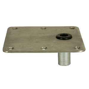 Springfield Marine Springfield KingPin™ 7" x 7" Offset - Stainless Steel - Square Base (Standard) - 1620003