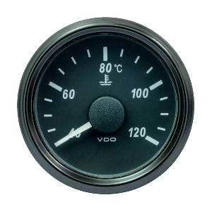 VDO SingleViu 52mm (2-1/16") Water Temp. Gauge - 120° C - 291-22 ohm - A2C3833320030