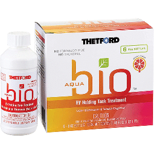 Thetford Marine Thetford AquaBio RV Holding Tank Treatment - Citrus Twist Scent - 6-Pack of 8oz Bottles - 96604