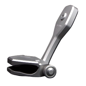 PTM Watersports ZXR-320 Pivoting Mirror Bracket - Silver - P13371-320TEBCL
