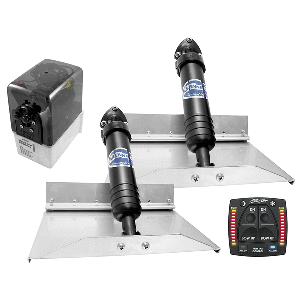 Bennett Marine 12x9 Hydraulic Trim Tab System w/One Box Indication - 129OBI