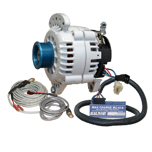 Balmar Alternator 100 AMP Kit 12V 3.15" Dual Foot Saddle J10 Pulley Regulator & Temp Sensor - 60-YP-MC-100-J10