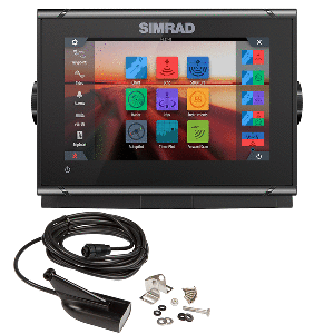 Simrad GO7 XSR Chartplotter/Fishfinder w/HDI Transom Mount Transducer & C-MAP Discover Chart - 000-14326-002
