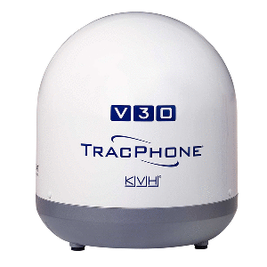 KVH Ultra-Compact TracPhone® V30 w/DC-BDU - 01-0432-01
