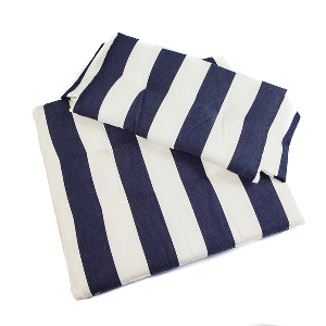 Whitecap Director's Chair II Replacement Seat Cushion Set - Navy & White Stripes - 87240