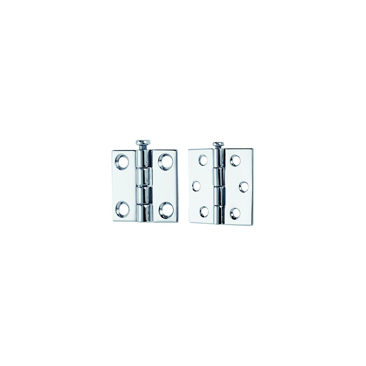 Perko 2-1/2 x 2-1/2 Rem Pin Hinges, 6 Hole #8 Fastener, 1 pr.