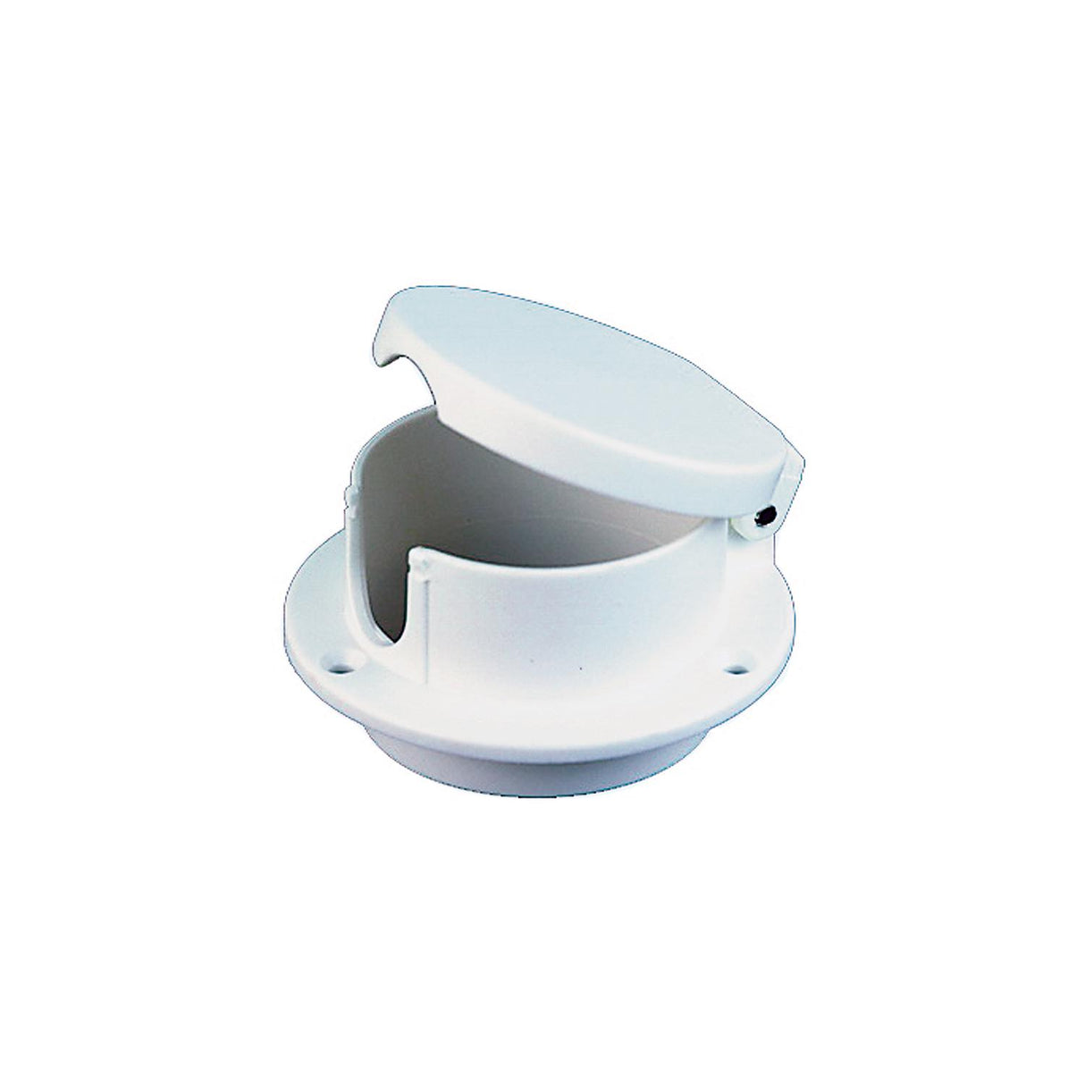 Perko White Plastic Rope Deck Pipe - 1057DP0WHT