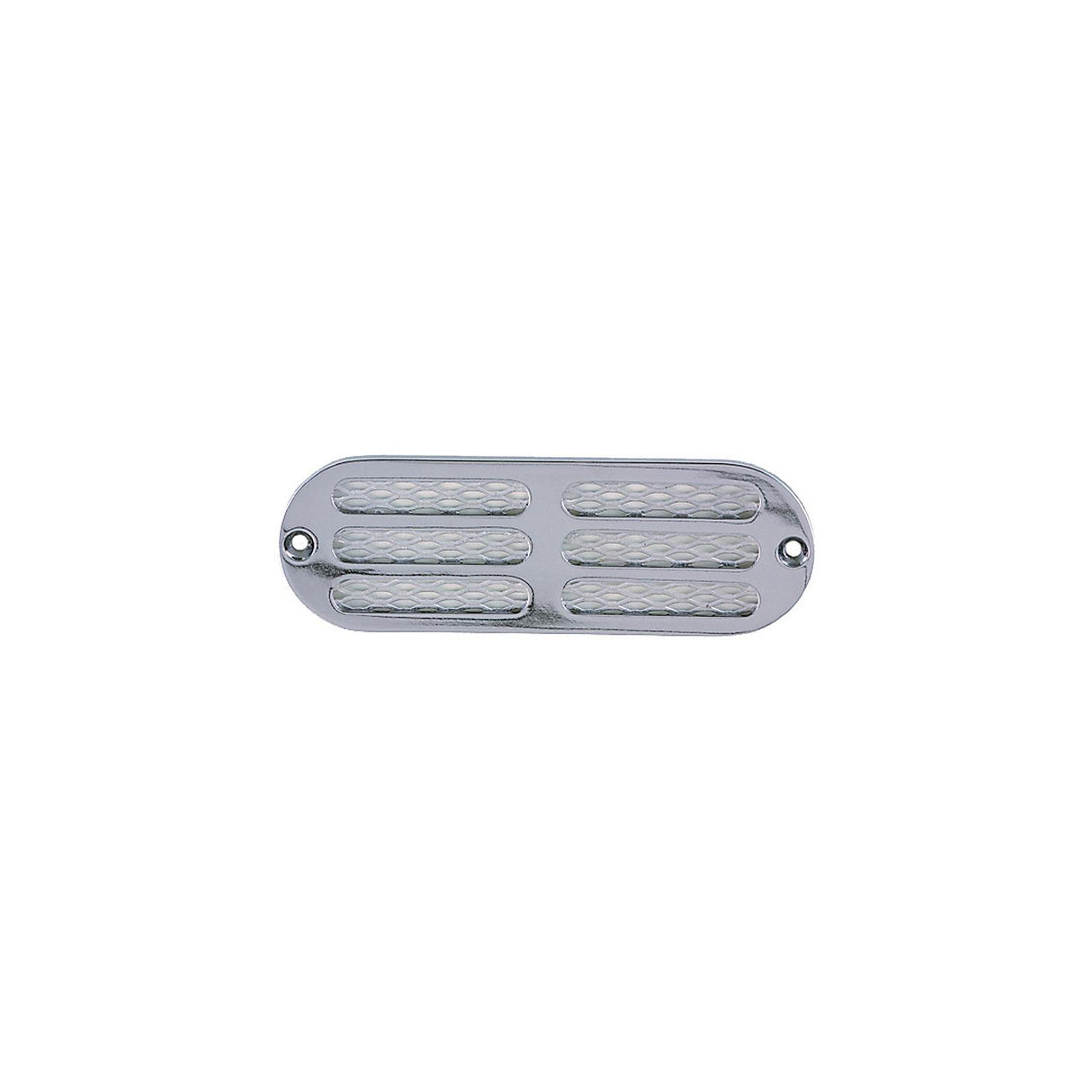 Perko Transom/Locker Vent, 6" Chrome/Brass - 1271DP0CHR
