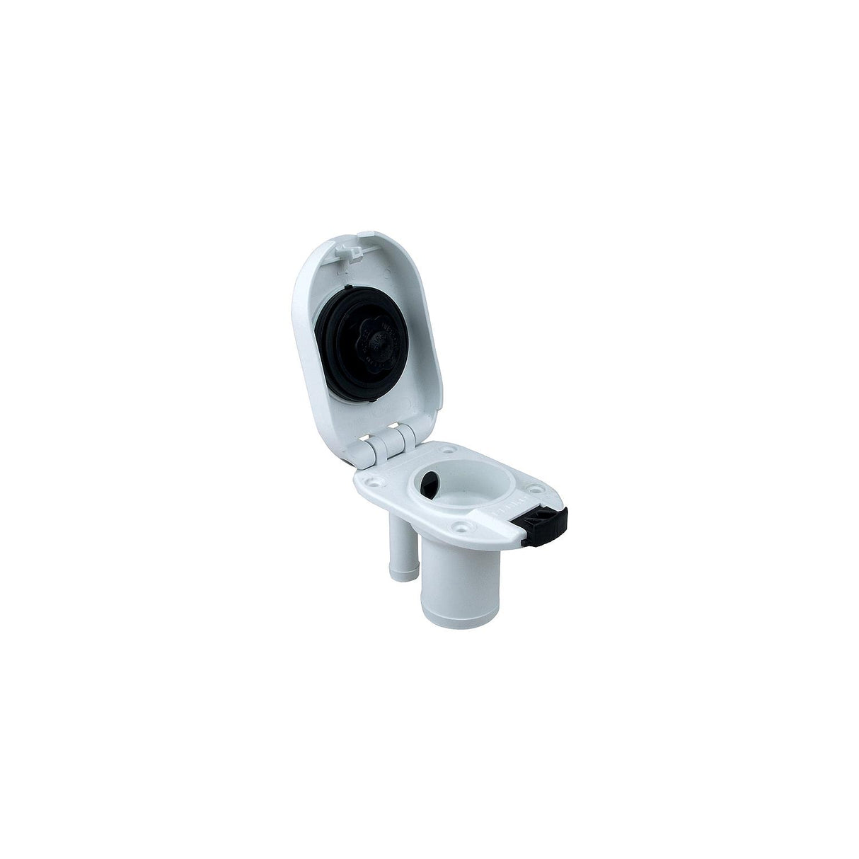 Perko White Plastic Gas Fill & Tank Vent w/Straight Neck - 1319DPGWHT
