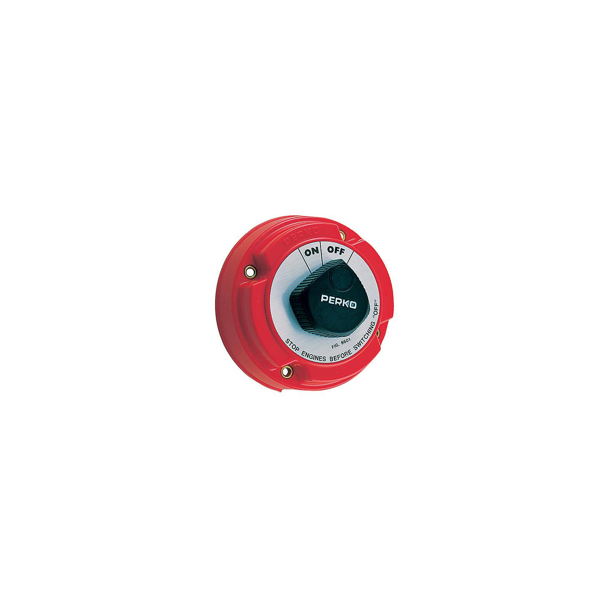 Perko Main Battery Switch, On/Off - 9601DP