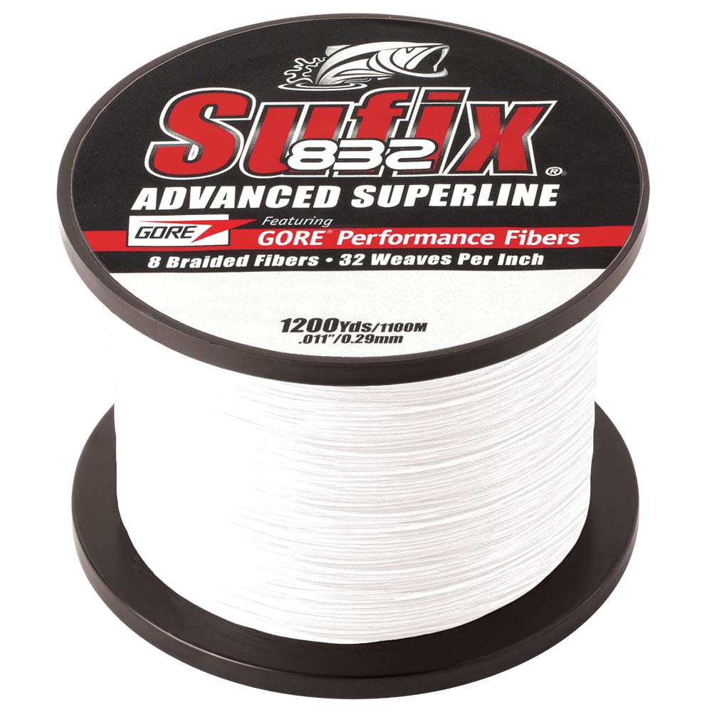 Sufix 832® Advanced Superline® Braid - 6lb - Ghost - 1200 yds - 660-306GH