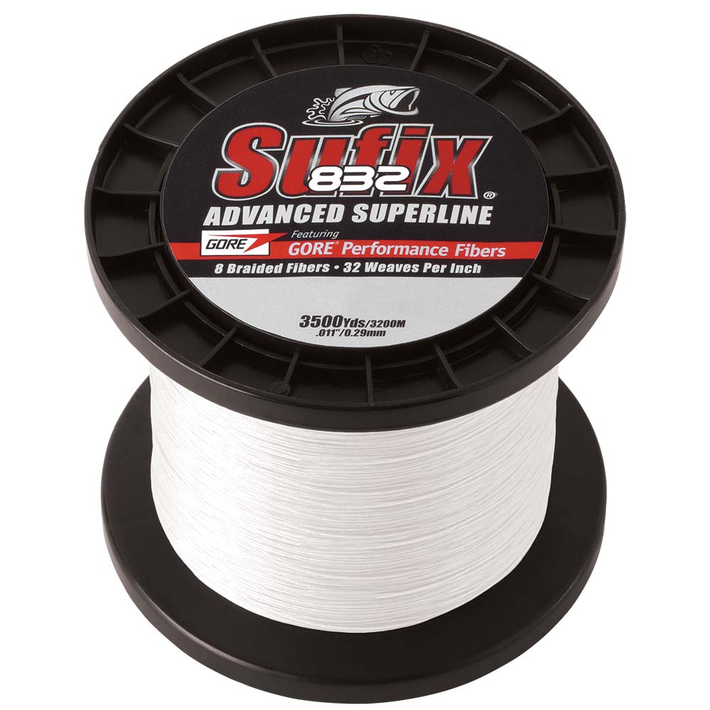 Sufix 832® Advanced Superline® Braid - 10lb - Ghost - 3500 yds - 660-410GH