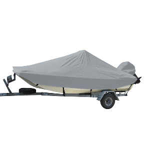Carver by Covercraft Carver Sun-DURA® Styled-to-Fit Boat Cover f/17.5' Bay Style Center Console Fishing Boats - Grey - 71017S-11