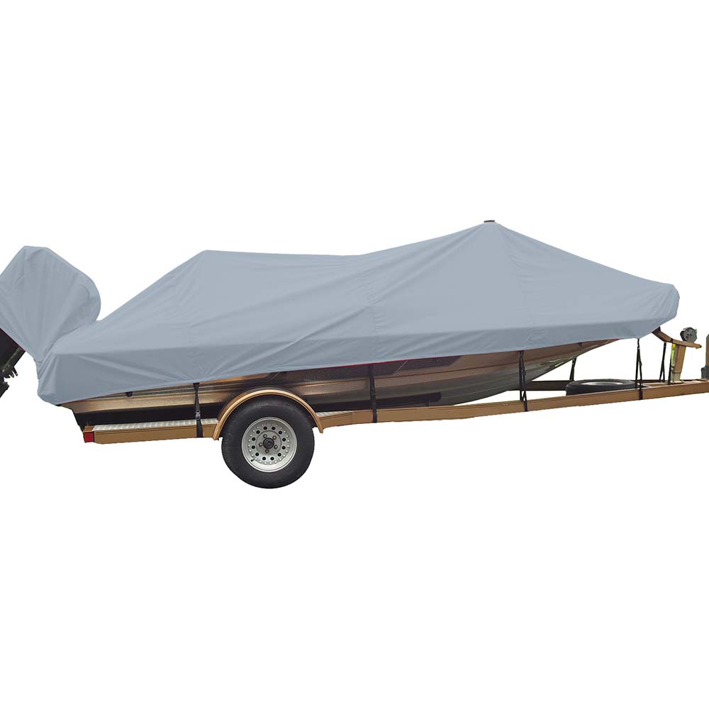 Carver by Covercraft Carver Sun-DURA® Styled-to-Fit Boat Cover f/21.5' Wide Style Bass Boats - Grey - 77221S-11