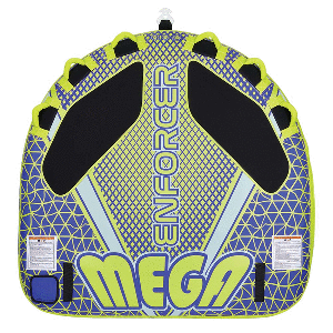 Full Throttle Mega Enforcer Towable Tube - 3 Rider - Yellow - 302200-300-003-21