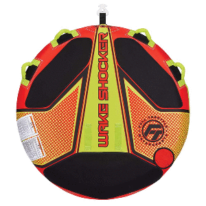 Full Throttle Wake Shocker Towable Tube - 2 Rider - Red - 302400-100-002-21