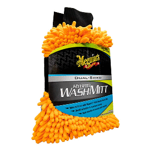 Meguiar's Meguiar's Hybrid Wash Mitt - Extremely Plush Microfiber Wash Mitt f/Gently Waxing While Washing - X210200