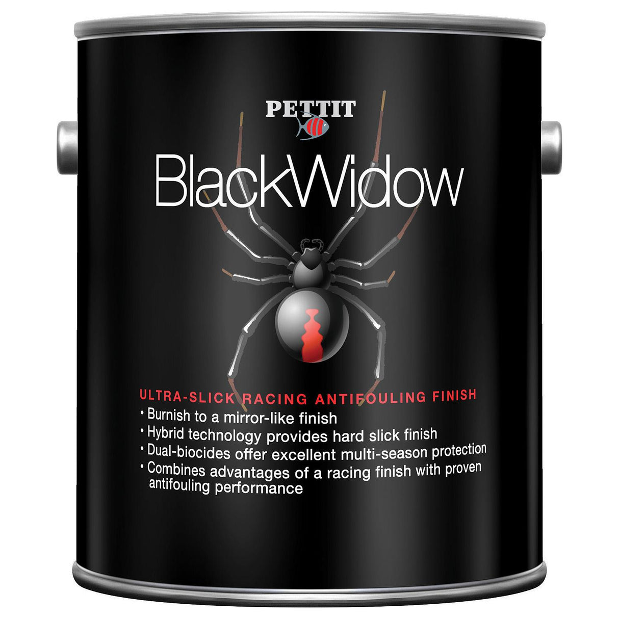 Pettit Pettit 1869G Black Widow Racing Finish, Black Gal., 2/case
