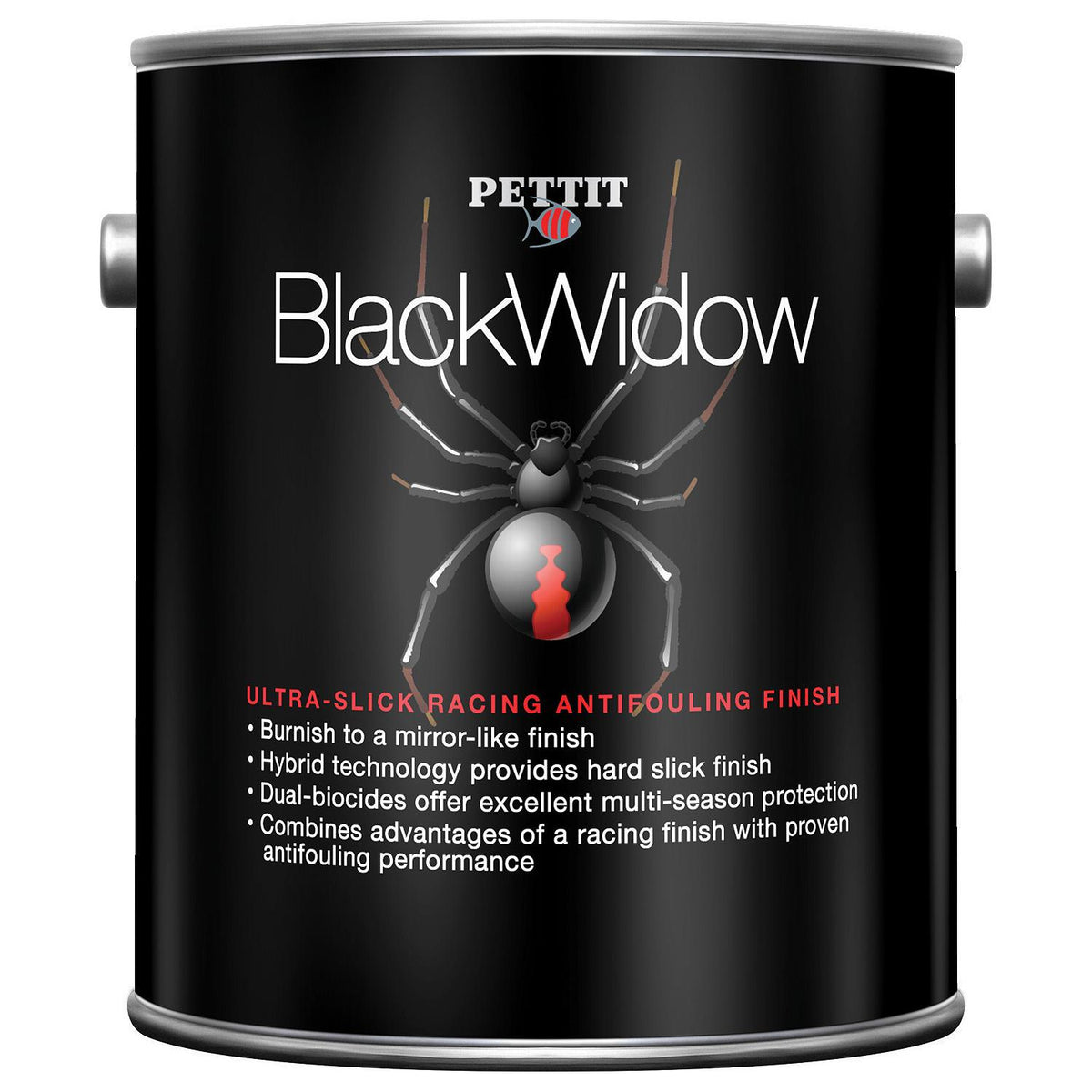 Pettit 1869G Black Widow Racing Finish, Black Gal., 2/case - 1186906 - image 1