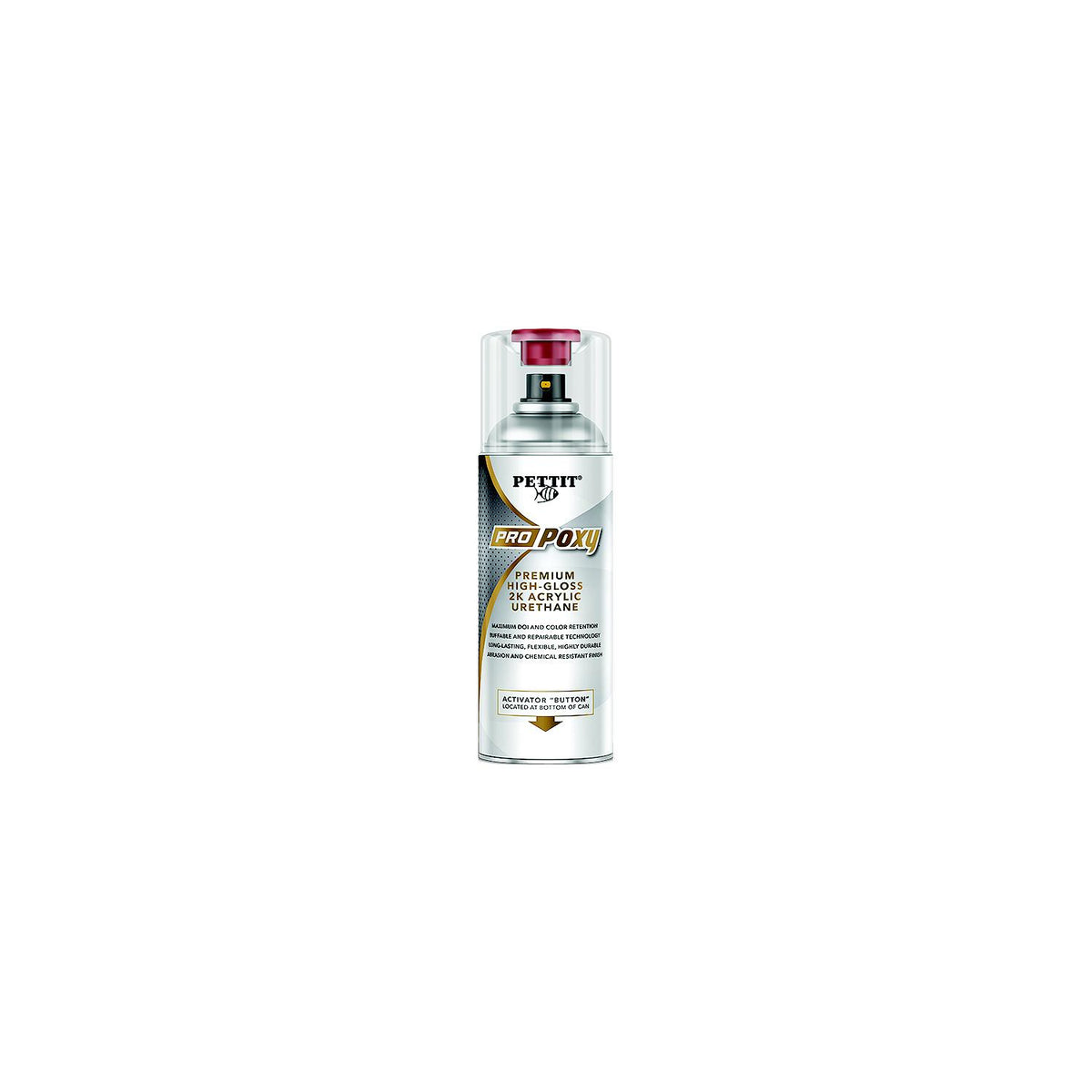 Pettit 3114A ProPoxy Acrylic Urethane Topside Paint Aerosol, Mist White - image 1