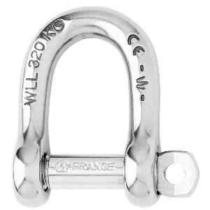 Wichard Marine Wichard Self-Locking D Shackle - Diameter 10mm - 13/32" - 1205W