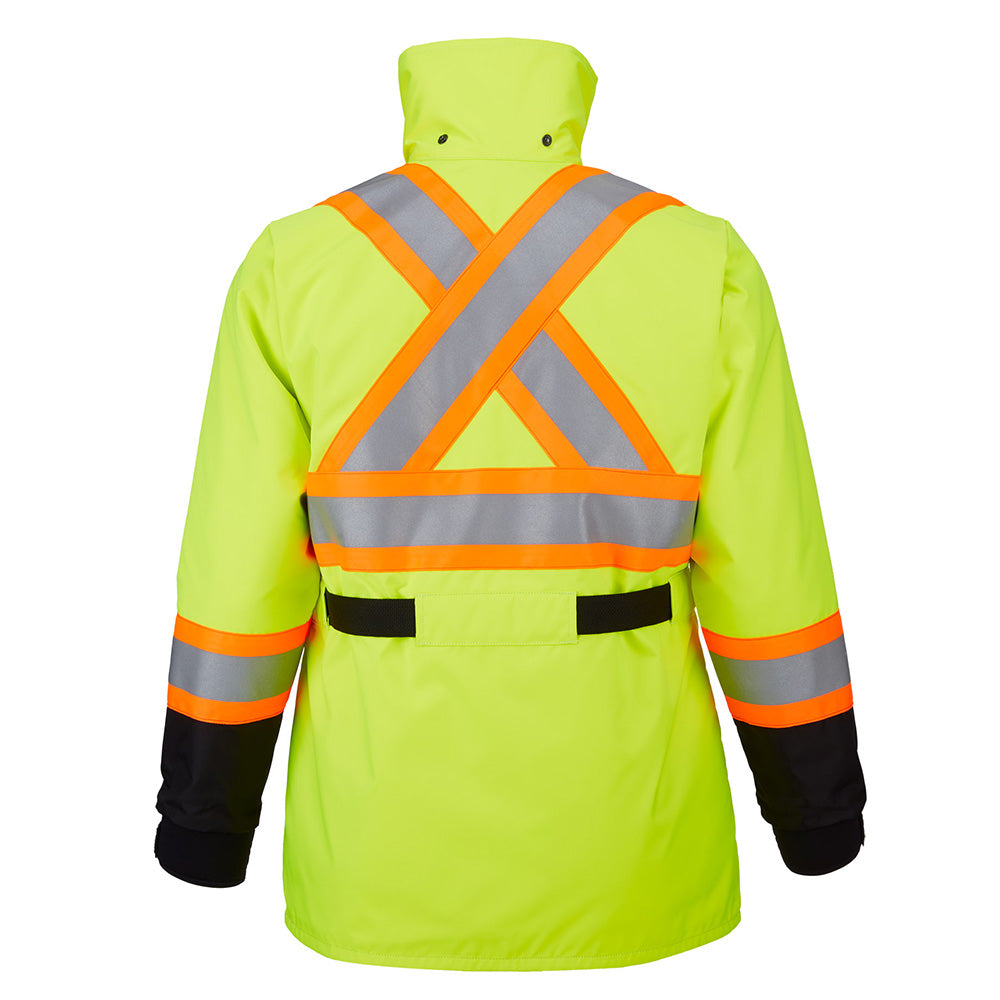 Mustang Survival Mustang Classic Flotation Coat - Fluorescent Yellow/Green/Black - Small - MC1506T3-239-S-206