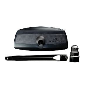 PTM Watersports UCX-17 PRO Pontoon Mirror/Bracket Kit - Black - P13157-170TEBBK