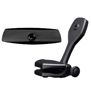PTM Watersports Mirror/Bracket Kit w/VR-140 Elite Mirror & ZXR-320 (Black) - P12848-1320TEBBK