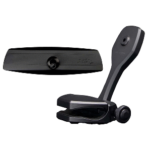 PTM Watersports Mirror/Bracket Kit w/VR-140 Elite Mirror & ZXR-361 (Black) - P12848-1361TEBBK