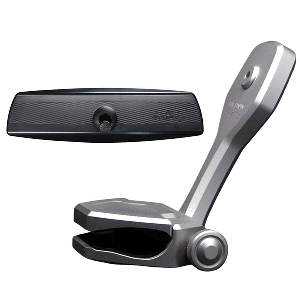 PTM Watersports Mirror/Bracket Kit w/VR-140 PRO Mirror & ZXR-320 (Silver) - P12848-2320TEBCL