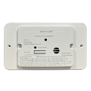 Safe-T-Alert 62 Series RV Carbon Monoxide - White - Flush Mount - 12V w/Trim Ring - 62-542-TR-WT