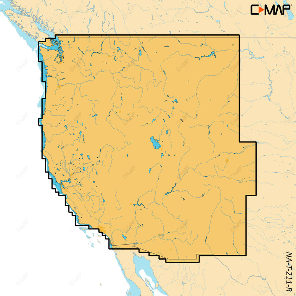 C-MAP REVEAL™ X - U.S. Lakes West - M-NA-T-211-R-MS