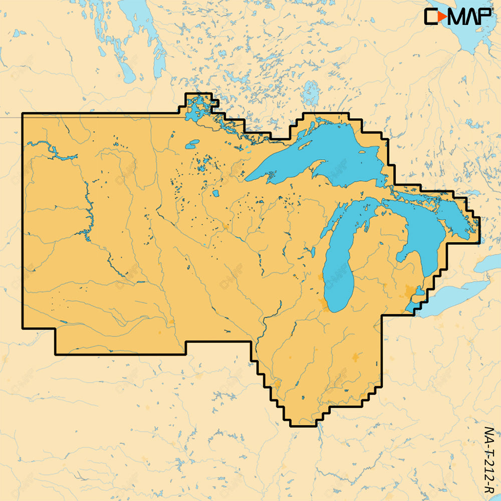 C-MAP REVEAL™ X - U.S. Lakes North Central - M-NA-T-212-R-MS