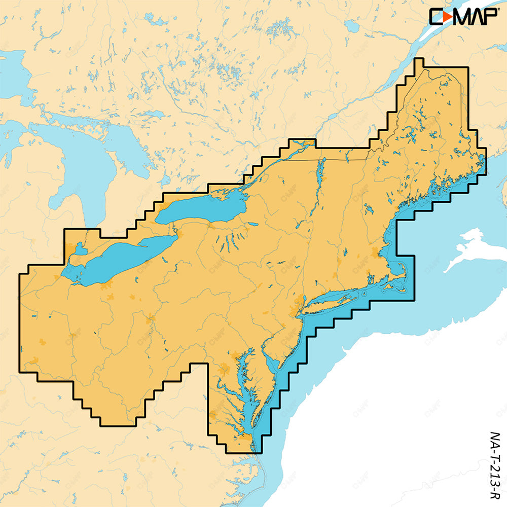C-MAP REVEAL™ X - U.S. Lakes North East - M-NA-T-213-R-MS