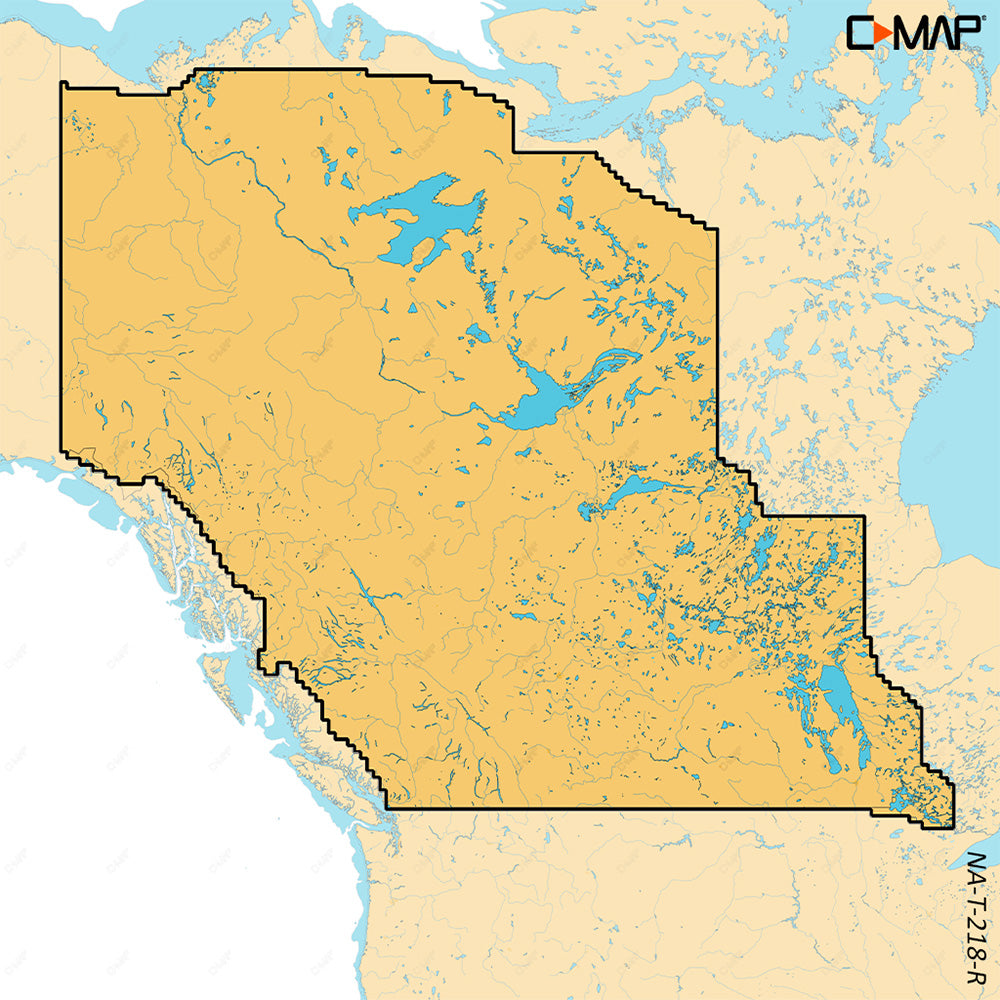 C-MAP REVEAL™ X - Canada Lake Insight West HD - M-NA-T-218-R-MS