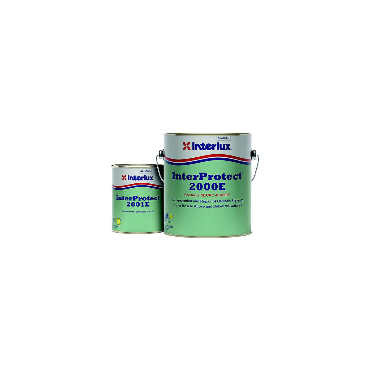Interlux 2000E/01EQ Interprotect Epoxy Primer, Gray, Qt., 6/case - Y2000EKIT/QT - image 1
