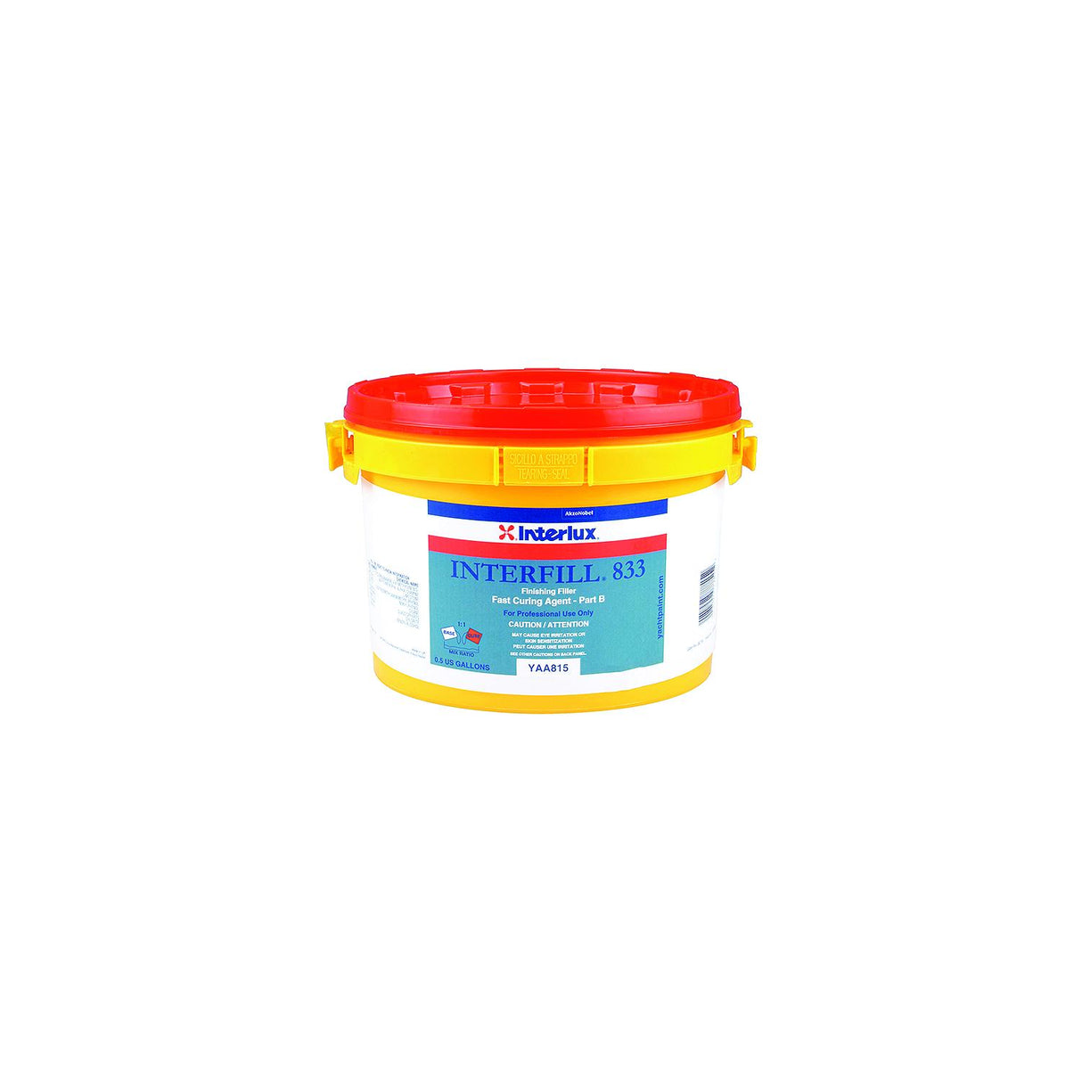 Interlux Interfill 833 Fine Finishing Fairing Compount, Part B Fast Cure, 1/2 Gal. - YAA815/HG